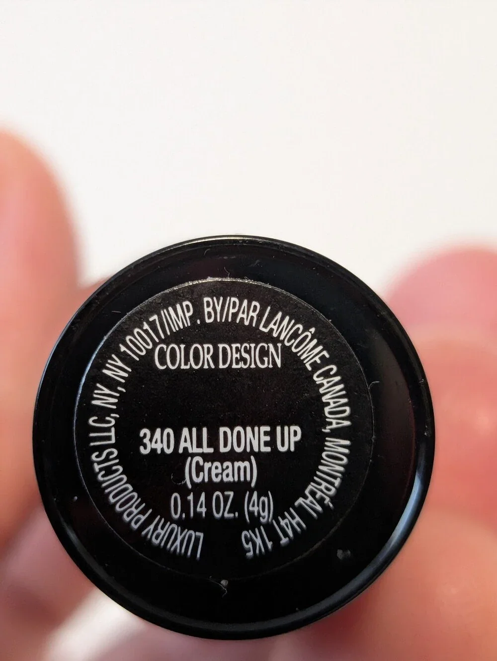 New'Lancome Lipstick Color Design 340 All Done up (Cream. It is a Standard Size